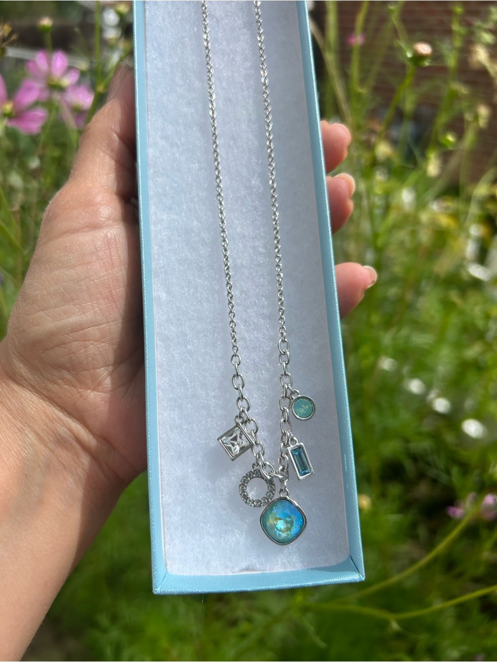 Touchstone Mood Swing Charm Necklace - Women Jewelry
